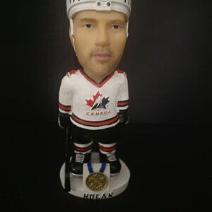 VTG Owen Nolan 2002 Olympic Team Canada Hockey Gold Medal Bobble Head